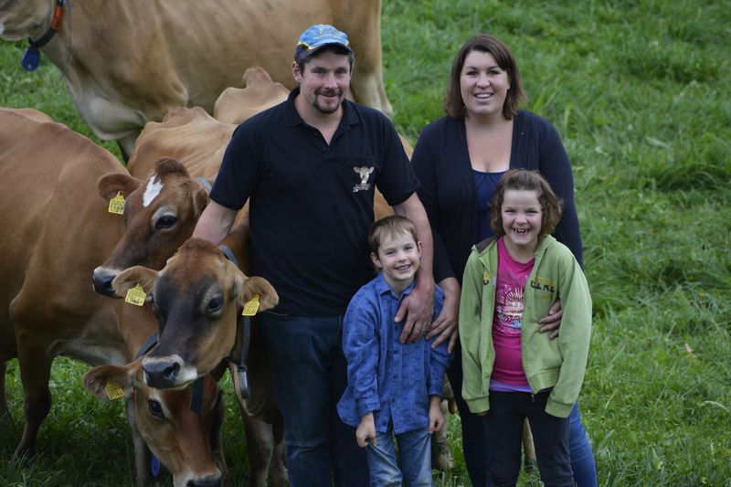 Familie Steiner bewirtschaftet den Jerseyhof Orn seit 2014